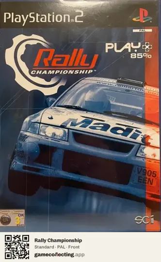 Rally Championship PlayStation 2, PAL box front