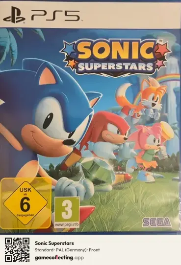 Sonic Superstars PlayStation 5, Germany box front