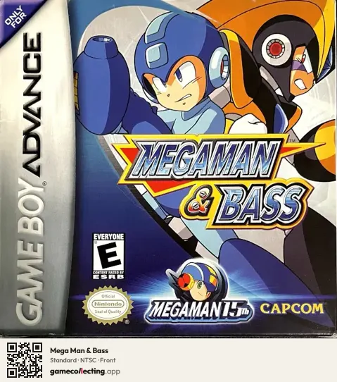 Mega Man & Bass Game Boy Advance, NTSC box front