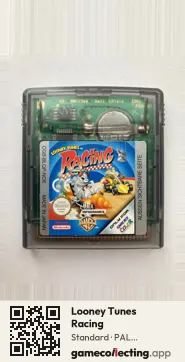Looney Tunes Racing Game Boy Color, PAL cartridge label