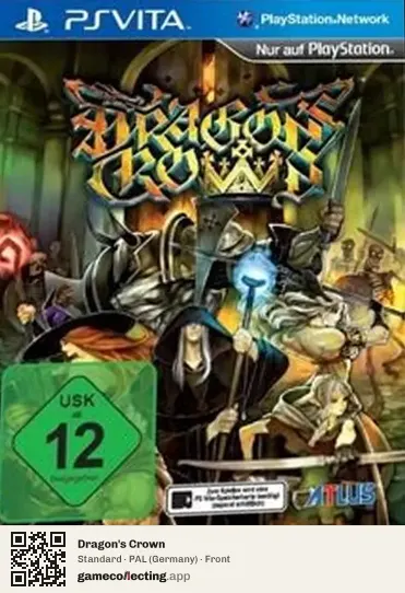 Dragon's Crown PlayStation Vita, Germany box front
