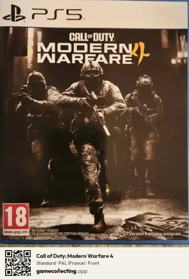 Call of Duty: Modern Warfare 4 PlayStation 5, France box front