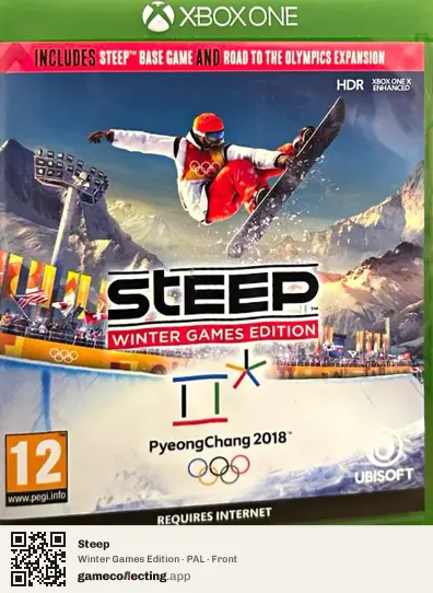 Steep Xbox One, PAL box front
