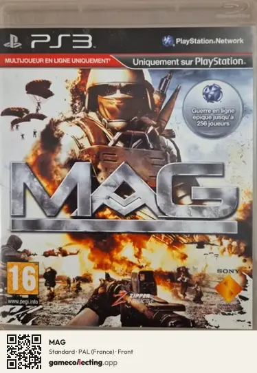 MAG PlayStation 3, France box front