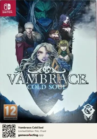 Vambrace: Cold Soul Nintendo Switch, PAL box front