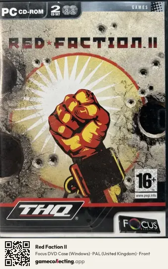 Red Faction II Computer, United Kingdom box front