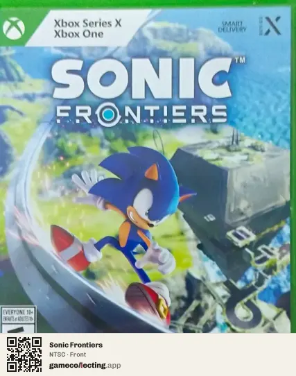 Sonic Frontiers Xbox Series X, NTSC box front