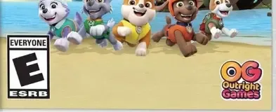PAW Patrol World, the ESRB box on its front