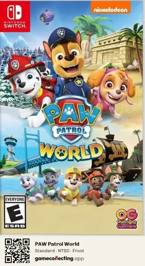 PAW Patrol World Nintendo Switch, NTSC box front