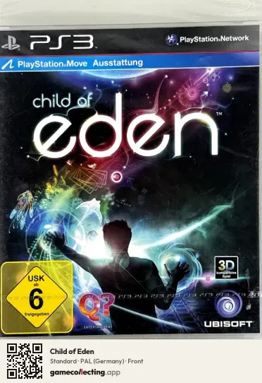 Child of Eden PlayStation 3, Germany box front