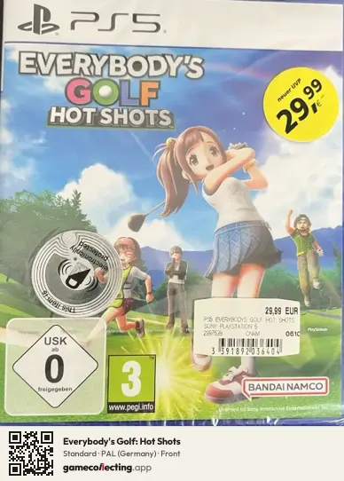 Everybody's Golf: Hot Shots PlayStation 5, Germany box front