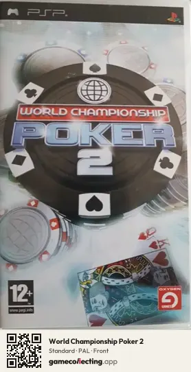 World Championship Poker 2 PlayStation Portable, PAL box front
