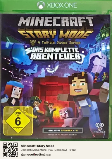 Minecraft: Story Mode Xbox One, Germany box front