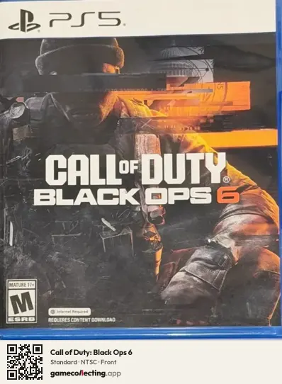 Call of Duty: Black Ops 6 PlayStation 5, NTSC box front