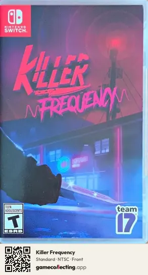 Killer Frequency Nintendo Switch, NTSC box front