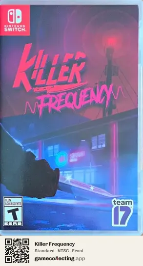 Killer Frequency Nintendo Switch, NTSC box front