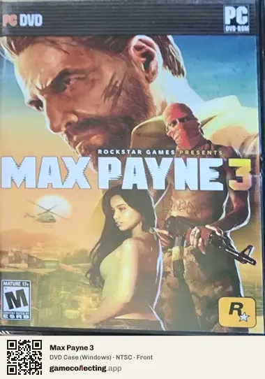 Max Payne 3 Computer, NTSC box front