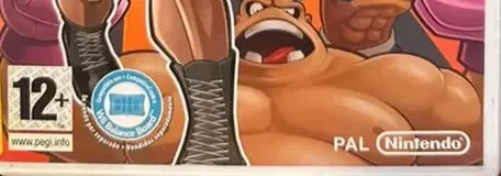 Punch-Out!!, the PEGI square on its front