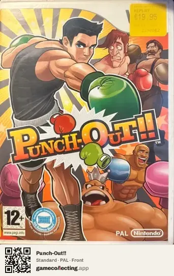 Punch-Out!! Nintendo Wii, PAL box front