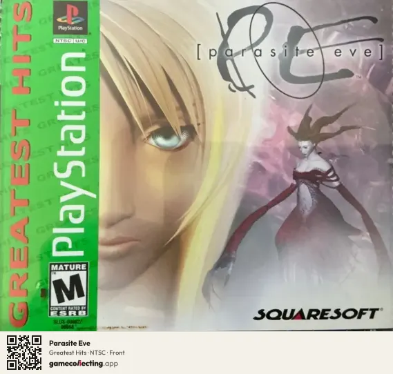 Parasite Eve PlayStation, NTSC box front