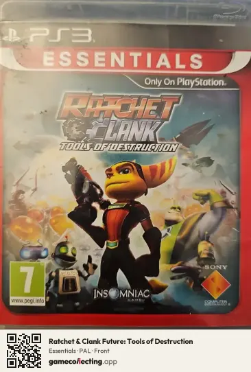 Ratchet & Clank Future: Tools of Destruction PlayStation 3, PAL box front