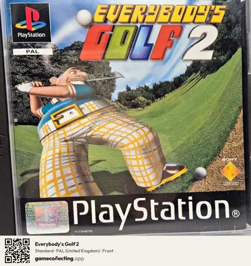 Everybody's Golf 2 PlayStation, United Kingdom box front