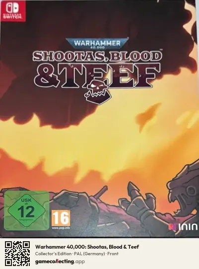 Warhammer 40,000: Shootas, Blood & Teef Nintendo Switch, Germany box front