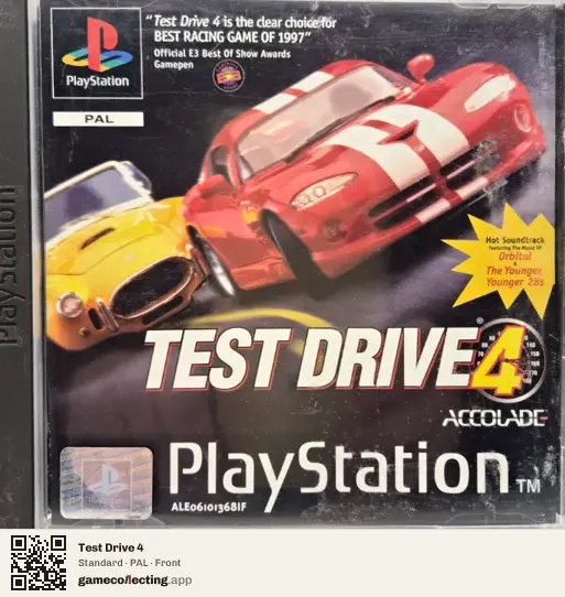Test Drive 4 PlayStation, PAL box front