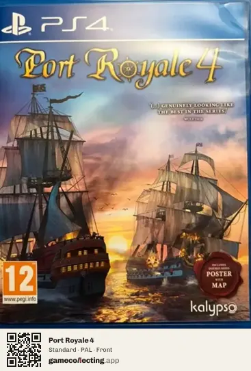 Port Royale 4 PlayStation 4, PAL box front