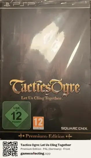 Tactics Ogre: Let Us Cling Together PlayStation Portable, Germany box front