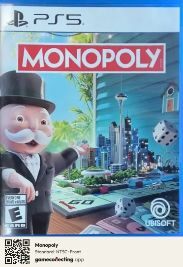 Monopoly PlayStation 5, NTSC box front