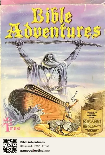 Bible Adventures Nintendo Entertainment System, NTSC box front