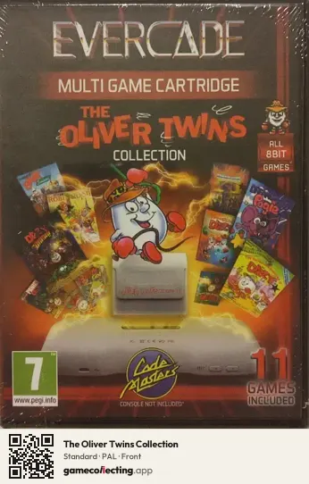 The Oliver Twins Collection Evercade, PAL box front