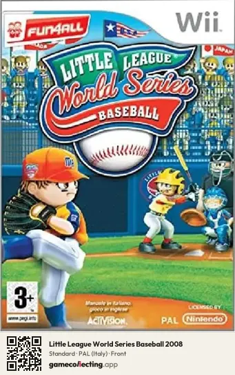Little League World Series Baseball 2008 Nintendo Wii, Italy box front