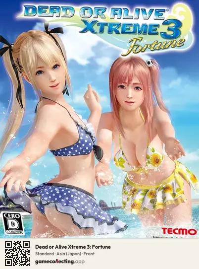 Dead or Alive Xtreme 3: Fortune PlayStation 4, Asia box front