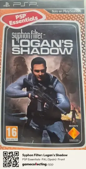 Syphon Filter: Logan's Shadow PlayStation Portable, Spain box front
