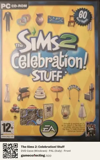The Sims 2: Celebration! Stuff Computer, Italy box front