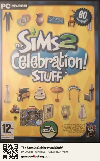 The Sims 2: Celebration! Stuff Computer, Italy box front