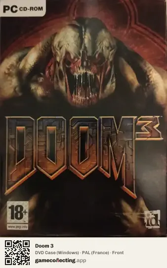 Doom 3 Computer, France box front