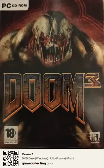 Doom 3 Computer, France box front
