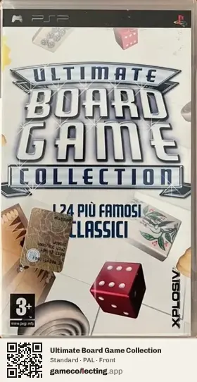 Ultimate Board Game Collection PlayStation Portable, PAL box front
