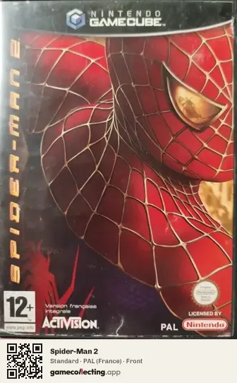 Spider-Man 2 Nintendo GameCube, France box front