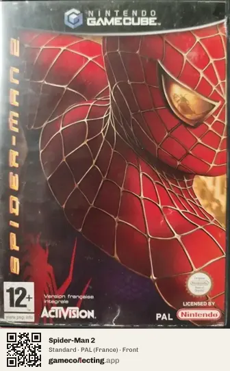 Spider-Man 2 Nintendo GameCube, France box front
