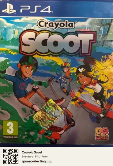 Crayola Scoot PlayStation 4, PAL box front