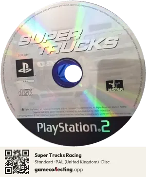 Super Trucks Racing PlayStation 2, PAL disc