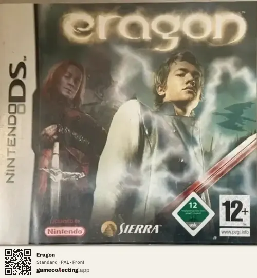 Eragon Nintendo DS, PAL box front