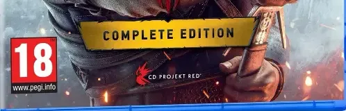 The Witcher 3: Wild Hunt, the PEGI square on its front
