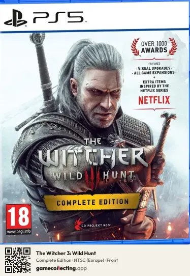 The Witcher 3: Wild Hunt PlayStation 5, Europe box front