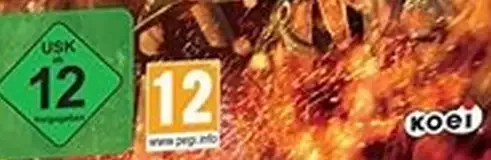 Samurai Warriors 4 Empires, the USK square on its front