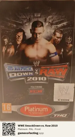 WWE SmackDown vs. Raw 2010 PlayStation Portable, PAL box front